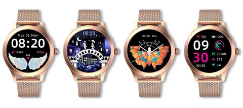 DAMSKI SMARTWATCH G.ROSSI SW014G-2 RÓŻOWE ZŁOTO DAMSKI SMARTWATCH G.ROSSI SW014G-2 RÓŻOWE ZŁOTO