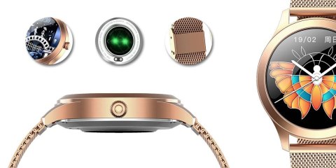 DAMSKI SMARTWATCH G.ROSSI SW014G-2 RÓŻOWE ZŁOTO DAMSKI SMARTWATCH G.ROSSI SW014G-2 RÓŻOWE ZŁOTO