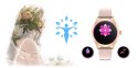 DAMSKI SMARTWATCH G.ROSSI SW014G-3 RÓŻOWE ZŁOTO, SILIKONOWY PASEK