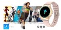 DAMSKI SMARTWATCH G.ROSSI SW014G-3 RÓŻOWE ZŁOTO, SILIKONOWY PASEK