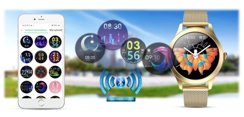 DAMSKI SMARTWATCH G.ROSSI SW014G-4 ZŁOTY DAMSKI SMARTWATCH G.ROSSI SW014G-4 ZŁOTY