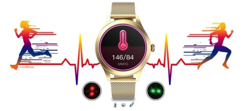 DAMSKI SMARTWATCH G.ROSSI SW014G-4 ZŁOTY DAMSKI SMARTWATCH G.ROSSI SW014G-4 ZŁOTY