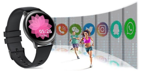 DAMSKI SMARTWATCH G.ROSSI SW015-1 CZARNY DAMSKI SMARTWATCH G.ROSSI SW015-1 CZARNY