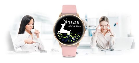 DAMSKI SMARTWATCH G.ROSSI SW015-2 RÓŻOWY DAMSKI SMARTWATCH G.ROSSI SW015-2 RÓŻOWY