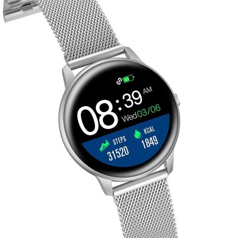 DAMSKI SMARTWATCH G. ROSSI SW015-3 SREBRNY DAMSKI SMARTWATCH G. ROSSI SW015-3 SREBRNY