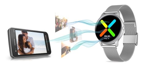 DAMSKI SMARTWATCH G. ROSSI SW015-3 SREBRNY DAMSKI SMARTWATCH G. ROSSI SW015-3 SREBRNY