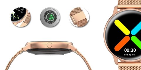 DAMSKI SMARTWATCH G.ROSSI SW015-4 RÓŻOWE ZŁOTO DAMSKI SMARTWATCH G.ROSSI SW015-4 RÓŻOWE ZŁOTO