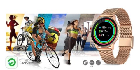 DAMSKI SMARTWATCH G.ROSSI SW015-4 RÓŻOWE ZŁOTO DAMSKI SMARTWATCH G.ROSSI SW015-4 RÓŻOWE ZŁOTO