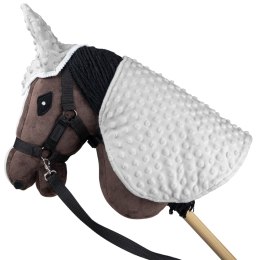 DERKA I NAUSZNIKI SKIPPI DLA HOBBY HORSE - SZARA - PREZENT NA DZIEŃ DZIEĆKA