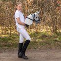 DERKA I NAUSZNIKI SKIPPI DLA HOBBY HORSE - SZARA - PREZENT NA DZIEŃ DZIEĆKA