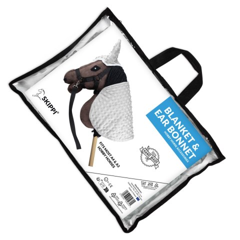 DERKA I NAUSZNIKI SKIPPI DLA HOBBY HORSE - SZARA - PREZENT NA DZIEŃ DZIEĆKA DERKA I NAUSZNIKI SKIPPI DLA HOBBY HORSE - SZARA - PREZENT NA DZIEŃ DZIEĆKA