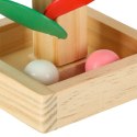 DRZEWKO EDUKACYJNE KLOCKI DREWNIANE TOR KULKOWY KULODROM MONTESSORI