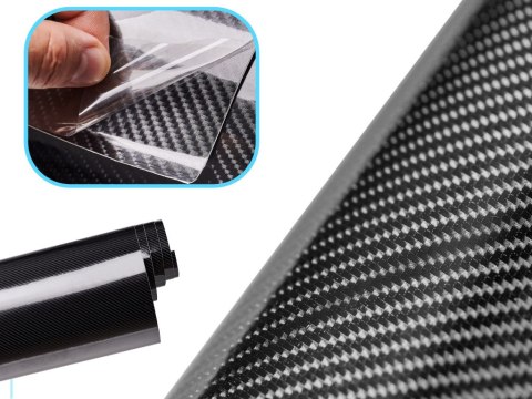FOLIA ROLKA CARBON 5D CZARNA 1,52X18M FOLIA ROLKA CARBON 5D CZARNA 1,52X18M