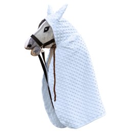 PELERYNA SKIPPI DLA HOBBY HORSE - BŁĘKITNA - DŁUGA DERKA - KROPIERZ