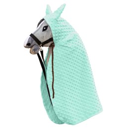 PELERYNA SKIPPI DLA HOBBY HORSE - MIĘTOWA - DŁUGA DERKA - KROPIERZ