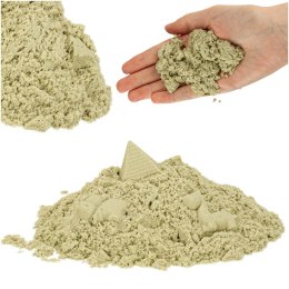 PIASEK KINETYCZNY 1KG W WORECZKU NATURALNY BEŻOWY