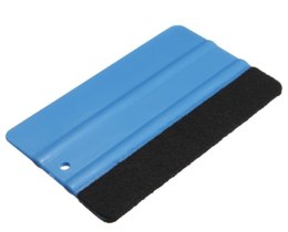 RAKLA Z FILCEM TYPU 3M DO APLIKACJI FOLII NAKLEJEK OKLEIN FILC GŁADZIK DUŻA 12,5X8CM