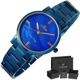 ZEGAREK DAMSKI G.ROSSI 11688B-6F3 + BOX