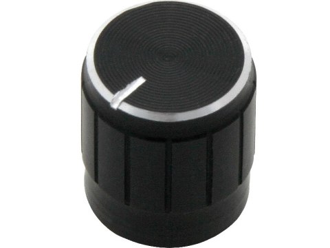 8161# Gałka pot czarna śred - 15mm wsk.srebrny 8161# Gałka pot czarna śred - 15mm wsk.srebrny