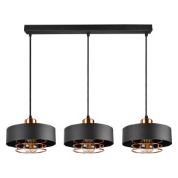 CHIRO lampa wisząca, moc max. 3x60W, E27, czarna