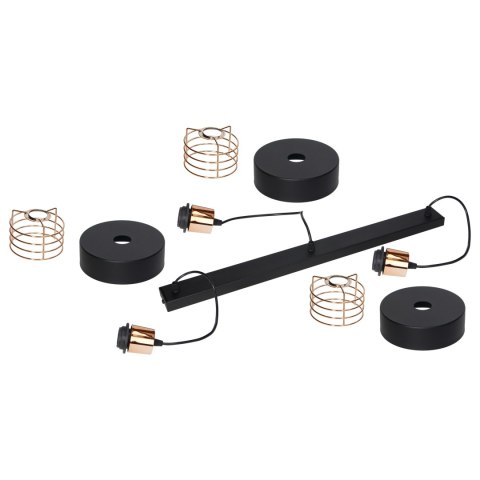 CHIRO lampa wisząca, moc max. 3x60W, E27, czarna CHIRO lampa wisząca, moc max. 3x60W, E27, czarna