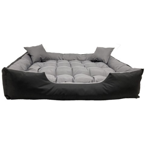Legowisko dla psa ECCO 100x80 / 115x95 cm szaro-czarne Legowisko dla psa ECCO 100x80 / 115x95 cm szaro-czarne