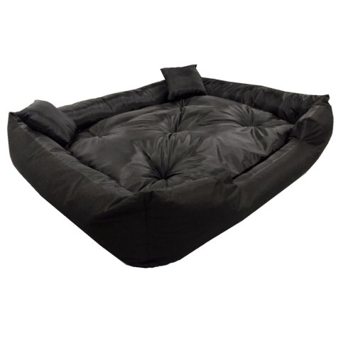 Legowisko dla psa ECCO 60x50 / 75x65 cm czarne Legowisko dla psa ECCO 60x50 / 75x65 cm czarne