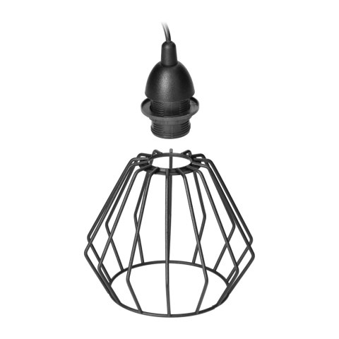 WAYA lampa wisząca, moc max. 1x60W, E27, czarna WAYA lampa wisząca, moc max. 1x60W, E27, czarna