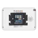 Zestaw wideodomofonowy bezsłuchawkowy, monitor 7" LCD, interkom biały, SETAR