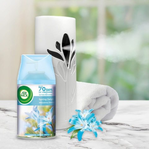 Air Wick Freshmatic Wiosenna Świeżość/Spring Delight 250 ml Komplet Air Wick Freshmatic Wiosenna Świeżość/Spring Delight 250 ml Komplet