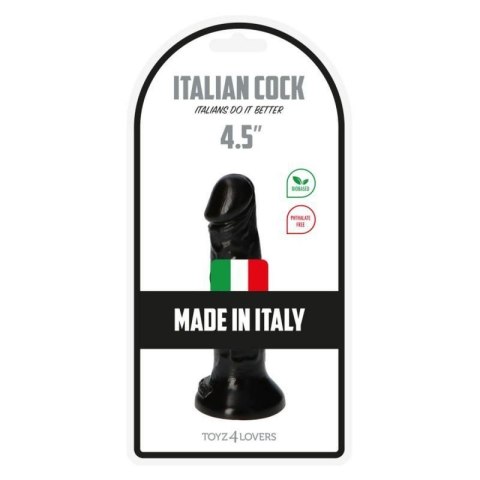 Dildo-Italian Cock 4,5""Black Dildo-Italian Cock 4,5""Black