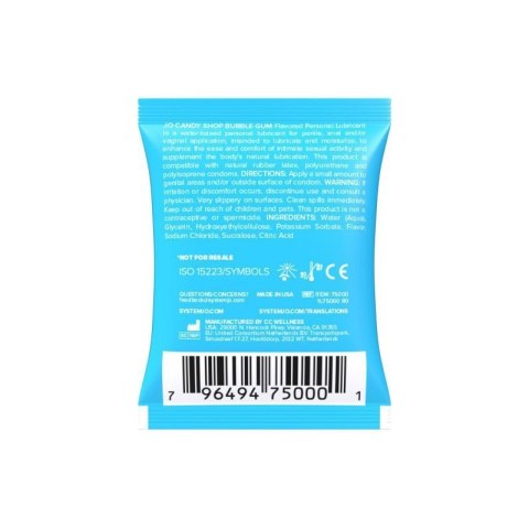 System JO - Sachet Candy Shop Bubblegum 5 ml System JO - Sachet Candy Shop Bubblegum 5 ml