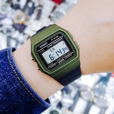 ZEGAREK MĘSKI CASIO F-91WM-3AER (zd102f) + BOX ZEGAREK MĘSKI CASIO F-91WM-3AER (zd102f) + BOX