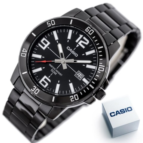 ZEGAREK MĘSKI CASIO MTP-VD01B-1B (zd169e) + BOX ZEGAREK MĘSKI CASIO MTP-VD01B-1B (zd169e) + BOX