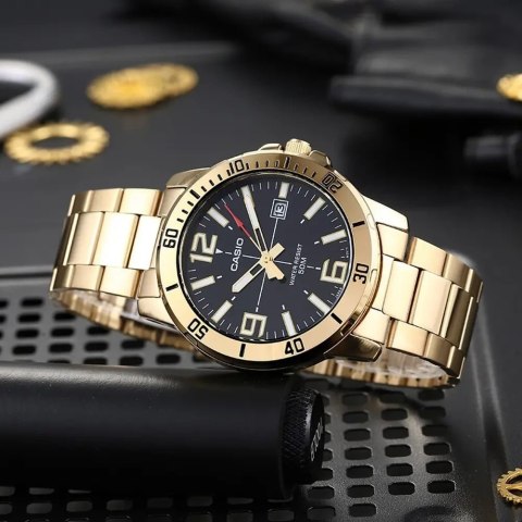 ZEGAREK MĘSKI CASIO MTP-VD01G-1B + BOX ZEGAREK MĘSKI CASIO MTP-VD01G-1B + BOX