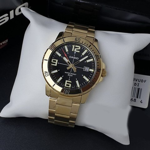 ZEGAREK MĘSKI CASIO MTP-VD01G-1B + BOX ZEGAREK MĘSKI CASIO MTP-VD01G-1B + BOX