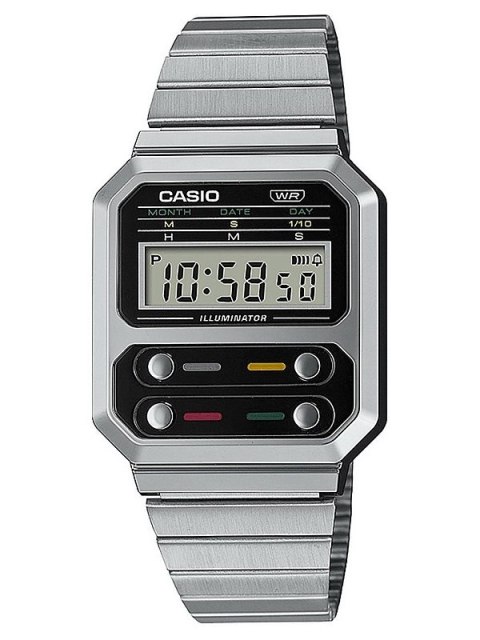 ZEGAREK UNISEX CASIO VINTAGE A100WE-1AEF (zd167a) + BOX ZEGAREK UNISEX CASIO VINTAGE A100WE-1AEF (zd167a) + BOX