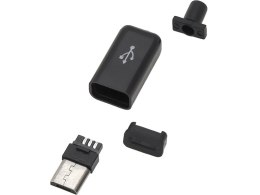 2198# Wtyk micro usb typ b montowany na kabel
