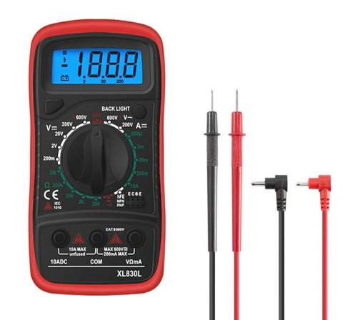 AG102D Multimetr xl830l + 2 sondy red AG102D Multimetr xl830l + 2 sondy red