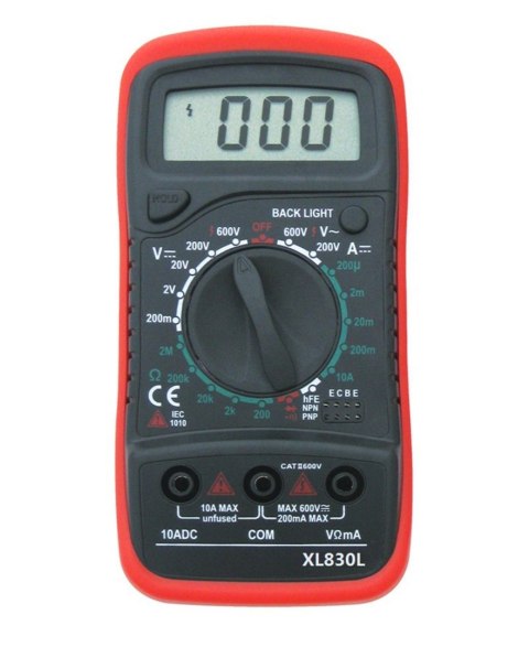 AG102D Multimetr xl830l + 2 sondy red AG102D Multimetr xl830l + 2 sondy red