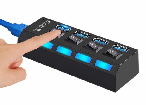 AK244B Hub usb 3.0 4 porty b/z AK244B Hub usb 3.0 4 porty b/z
