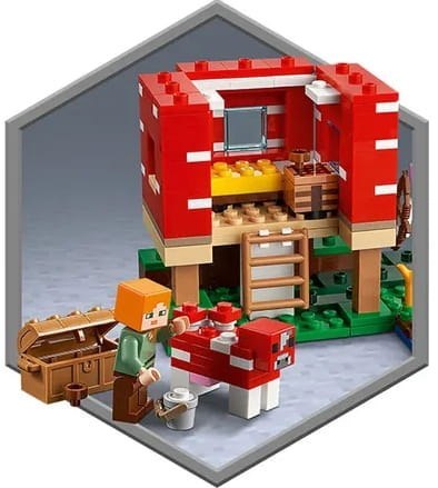 21179 - LEGO Minecraft - Dom w grzybie 21179 - LEGO Minecraft - Dom w grzybie