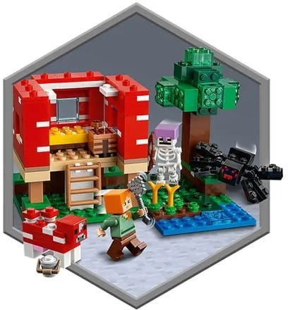 21179 - LEGO Minecraft - Dom w grzybie 21179 - LEGO Minecraft - Dom w grzybie