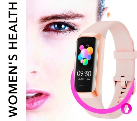 Smartband Damski RUBICON RNCF05 Rose Gold/Berry SMARUB214 Smartband Damski RUBICON RNCF05 Rose Gold/Berry SMARUB214