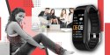 SMARTBAND GIEWONT FIT&GO DUO GW200-1 - BLACK + PASEK ALERT RED