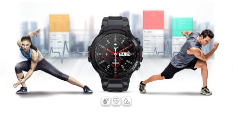 SMARTWATCH GIEWONT FOCUS SMARTCALL GW430-1 - CARBON SMARTWATCH GIEWONT FOCUS SMARTCALL GW430-1 - CARBON