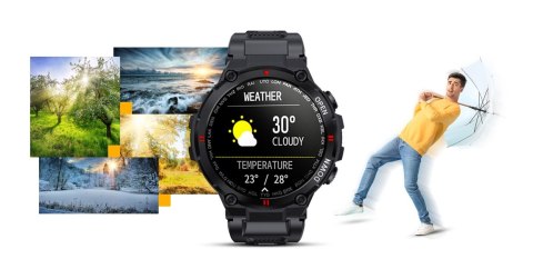 SMARTWATCH GIEWONT FOCUS SMARTCALL GW430-1 - CARBON SMARTWATCH GIEWONT FOCUS SMARTCALL GW430-1 - CARBON