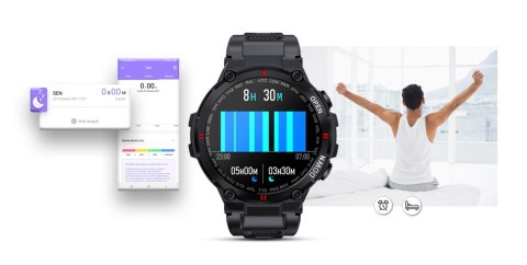 SMARTWATCH GIEWONT FOCUS SMARTCALL GW430-1 - CARBON SMARTWATCH GIEWONT FOCUS SMARTCALL GW430-1 - CARBON