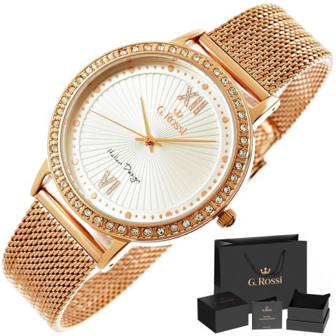 ZEGAREK DAMSKI G.ROSSI 11626B2-3D3 + BOX ZEGAREK DAMSKI G.ROSSI 11626B2-3D3 + BOX