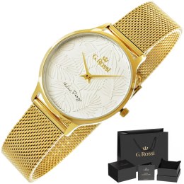 ZEGAREK DAMSKI G.ROSSI 12516B-3D1 + BOX